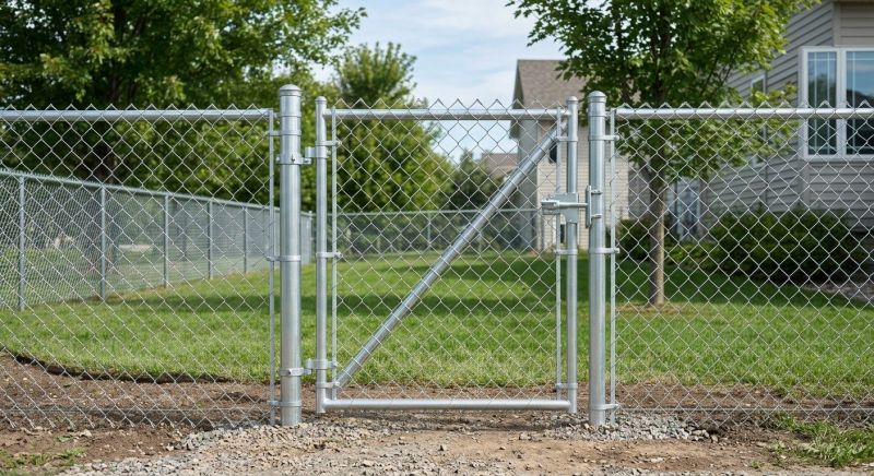 Metal Mesh Fence Installation in Roseville, CA
