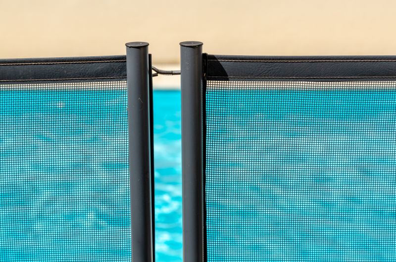 Mesh Pool Safety Fence in Use
