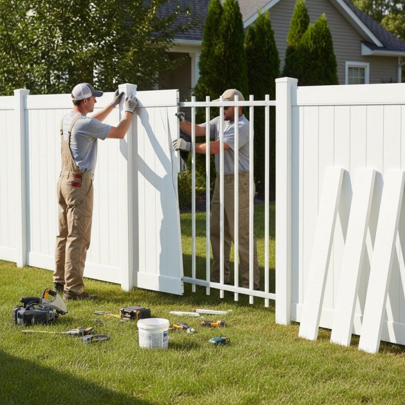 Local Fence Installation pros at work